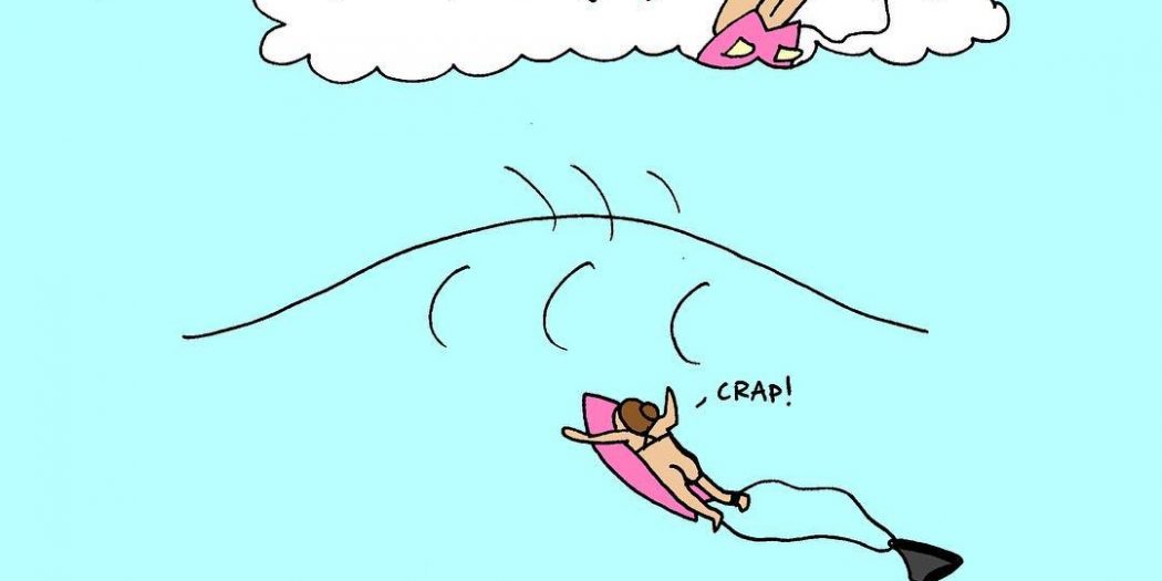 The Unsassy Side Of Surfing: Robin Lanei’s Surf Cartoons